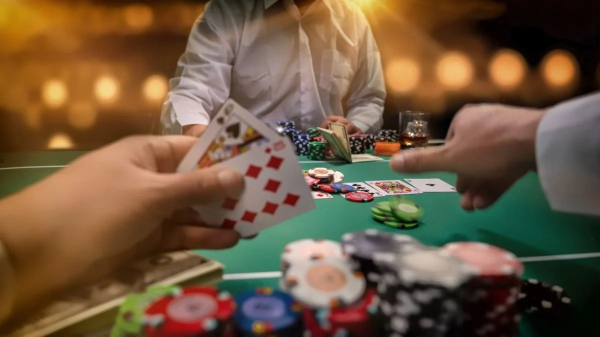 Video poker cards theme