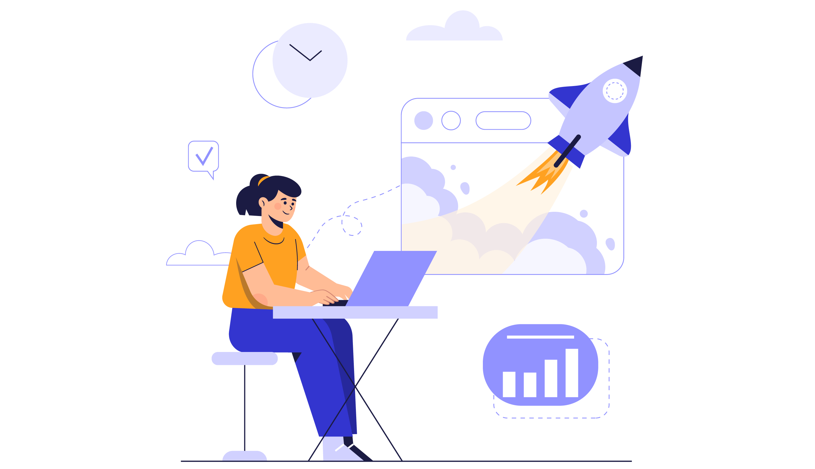 Digital marketing analytics dashboard